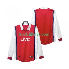 Fußballtrikots Arsenal 1999 Retro Heim Trikotsatz 1998 Langarm